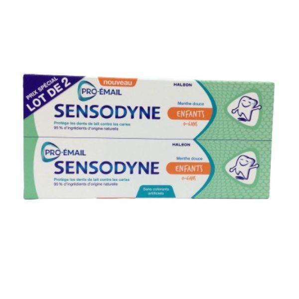 SENSODYNE - Enfant 0/6 ans - Menthe douce - 3094905563293