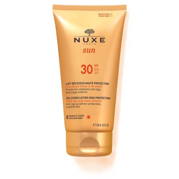 NUXE SUN Lait Délicieux Visage et Corps SPF 30  - T/150ml