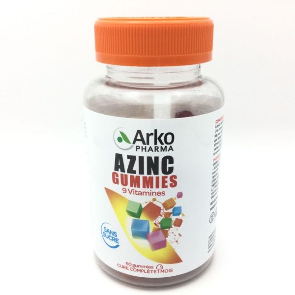 Azinc Gummies adultes Bte 60