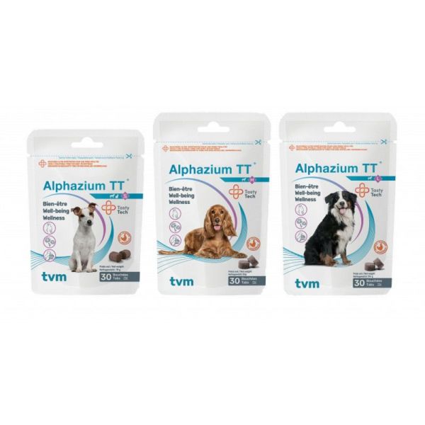 ALPHAZIUM TT L Chien de 20 à 40kg - 30 Bouchées