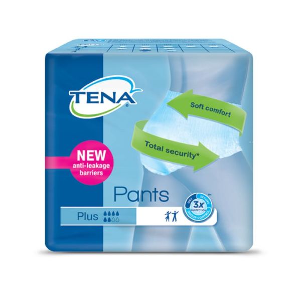 TENA LADY PANTS Plus L (Large) - Slip/Culotte Absorbant Jetable Femme -  Bte/8