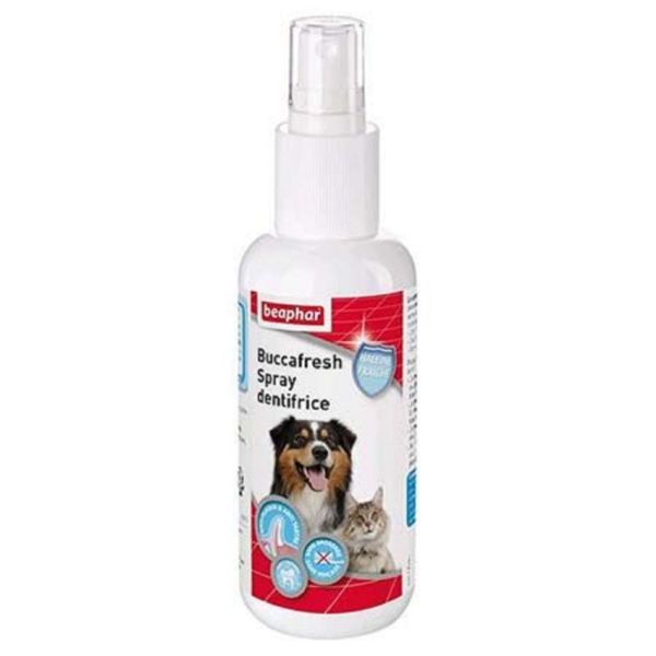 BUCCAFRESH Spray Dentifrice 150ml - Hygiène Dentaire Chiens et Chats