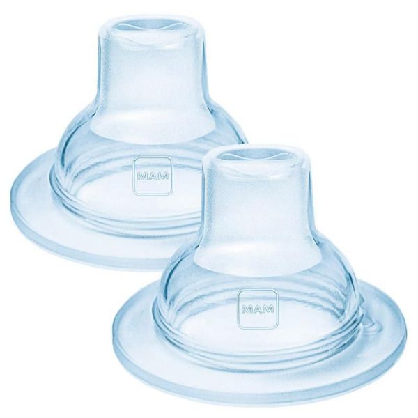 MAM Bec Anti Fuite en Silicone (Extra Souple) - 4 Mois et + sans BPA - Bte/2