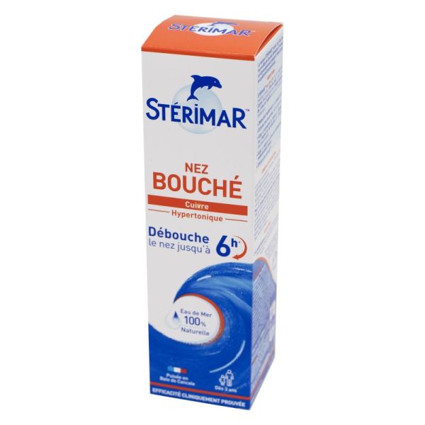 Stérimar Nez Bouché Hypertonique Cuivre - 2 x 100 ml