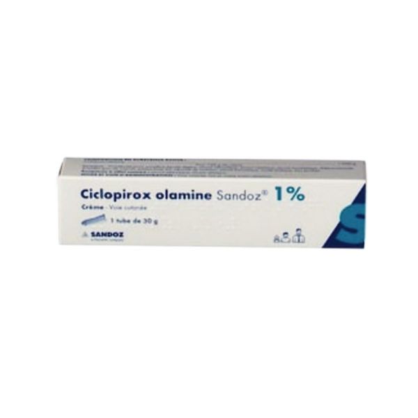 Ciclopirox olamine 1%, crème - Tube de 30 g