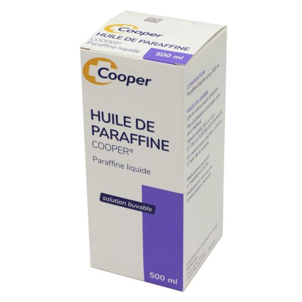 Huile de Paraffine Cooper, solution buvable - Flacon 500 ml