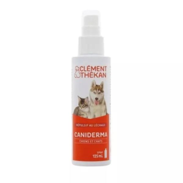 CLEMENT THEKAN - Caniderma, répulsif au léchage - Chiens et Chats - 125 ml - 3595897957218