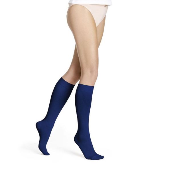 SIGVARIS STYLES OPAQUE Chaussettes BLEU MARINE - Contention Femme Classe 2