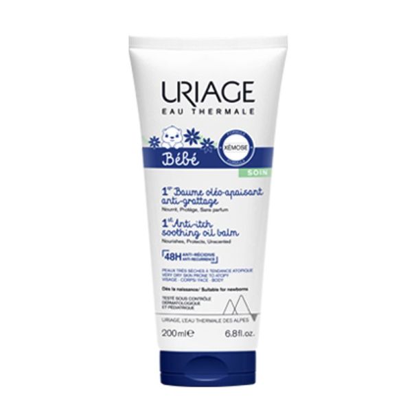 URIAGE Bébé Xémose 1er Baume Oléo Apaisant Anti-grattage 200ml - Visage, Corps