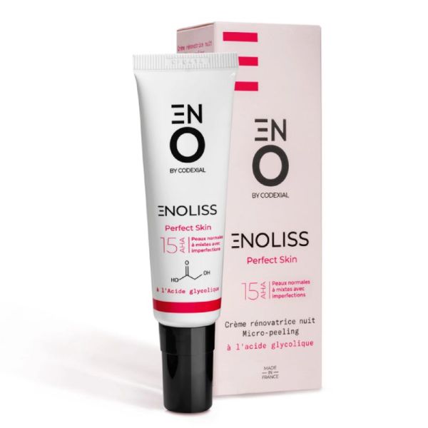ENOLISS PERFECT SKIN 15 AHA 30ml - Crème Rénovatrice Nuit Micro Peeling