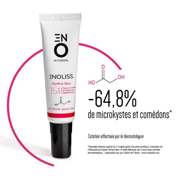 ENOLISS PERFECT SKIN 15 AHA 30ml - Crème Rénovatrice Nuit Micro Peeling