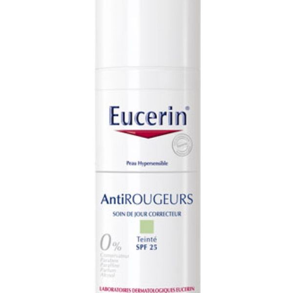 EUCERIN Anti Rougeurs Soin de Jour Correcteur avec Symsitive et Licochalcone A - Teinté SPF25 + Prot