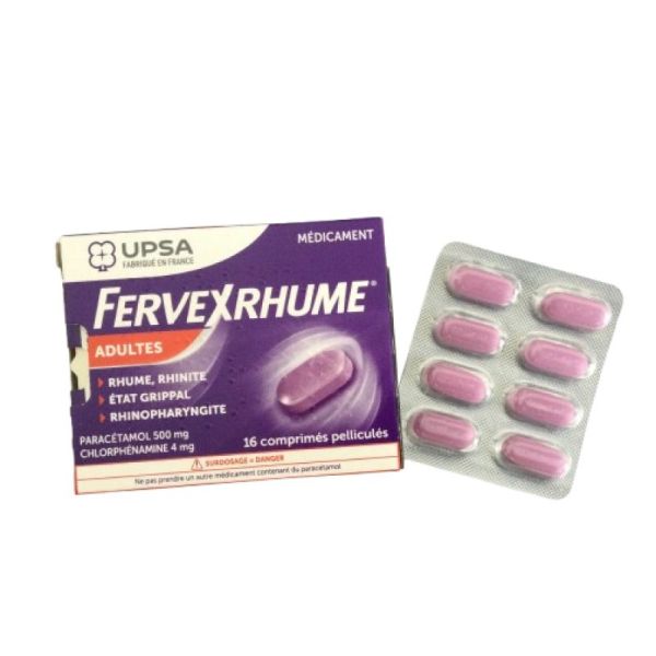 Fervexrhume 16 comprimés Adultes - UPSA