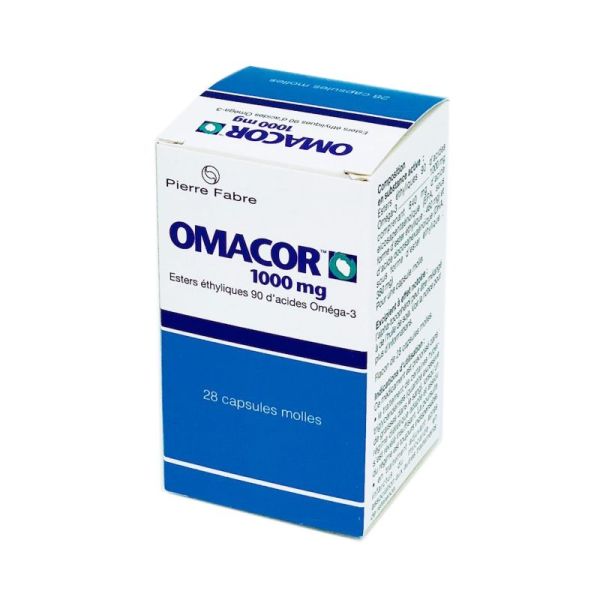 Omacor, 28 capsules molles