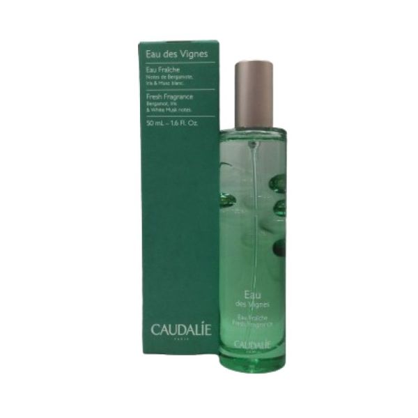 CAUDALIE Eau des Vignes Eau Fraîche 50ml - Tous Types de Peaux