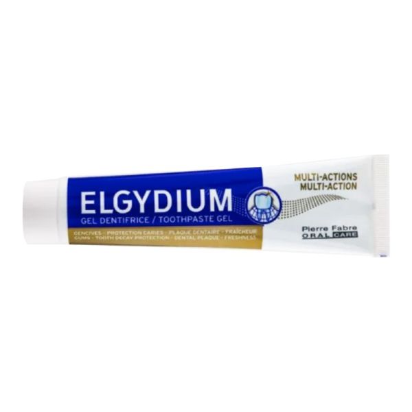 ELGYDIUM MULTI ACTIONS lot de 2x 75ml Gel Dentifrice