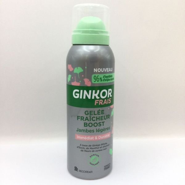 GINKOR Spray Fraîcheur Intense 100 ml - Pour des Jambes Légères - 3665490000144