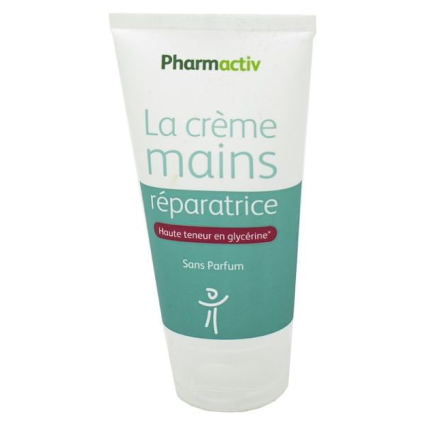 PHARMACTIV La Crème Mains Réparatrice sans Parfum - Haute Teneur en Glycérine - T/75ml