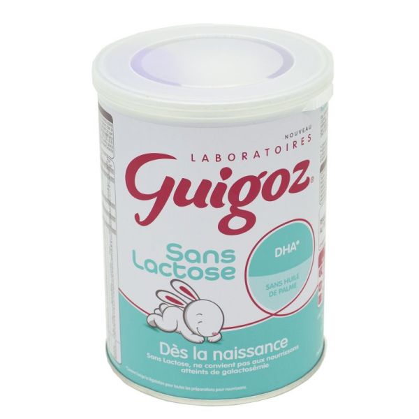 Guigoz Lait en Poudre Sans Lactose 1er Age 400g