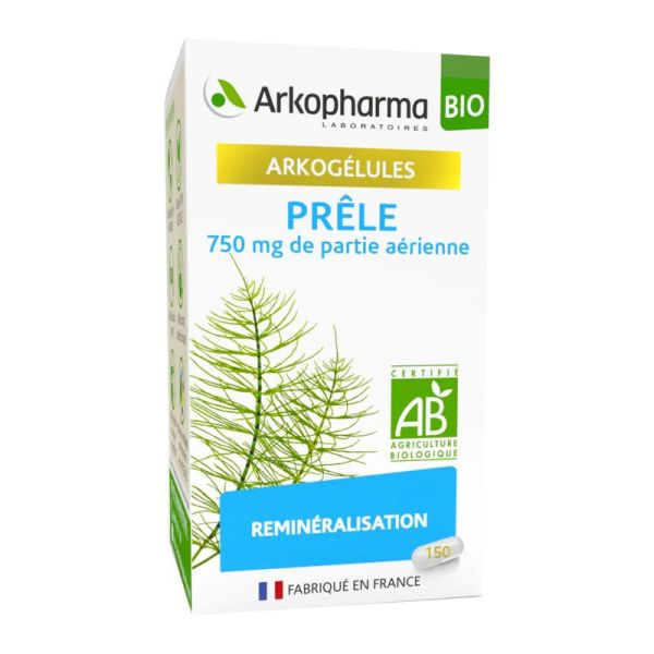 ARKOGELULES BIO Prêle 750mg de Partie Aérienne - Bte/150 - Reminéralisation