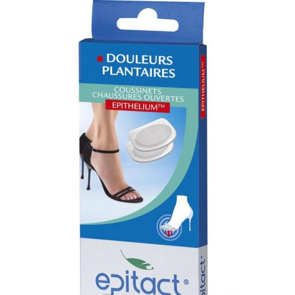 EPITACT Coussinets Transparent Chaussures Ouvertes - Epithelium - Douleurs  Plantaires - Bte/2