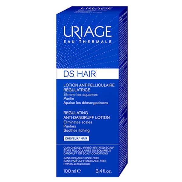 URIAGE DS HAIR Lotion Antipelliculaire Régulatrice 100ml Sans Rinçage - Cuir Chevelu Irrité