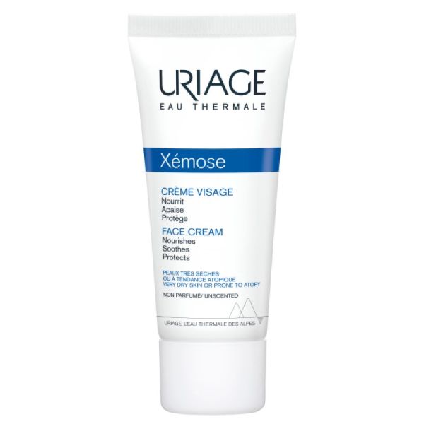 URIAGE Xémose Crème Visage Nourrissante 40ml - Peaux très Sèches à Tendance Atopique