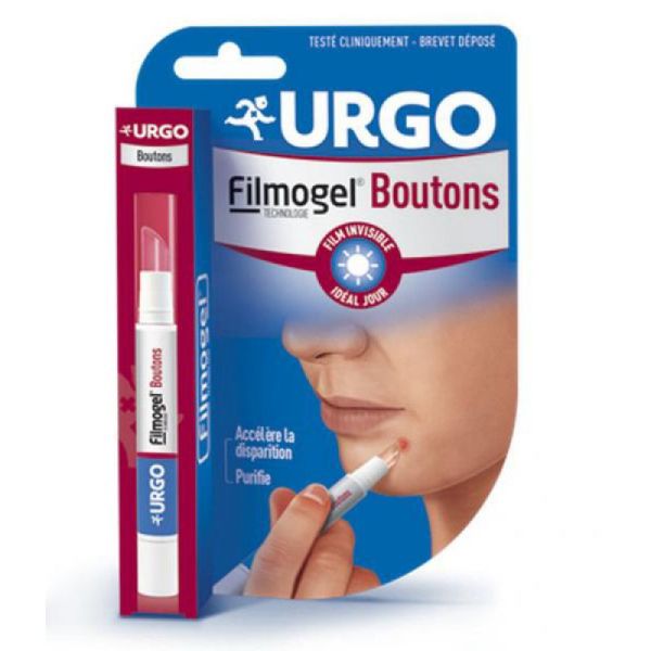 URGO FILMOGEL Boutons - Film invisible - Dès 3 ans - Stylo/2ml