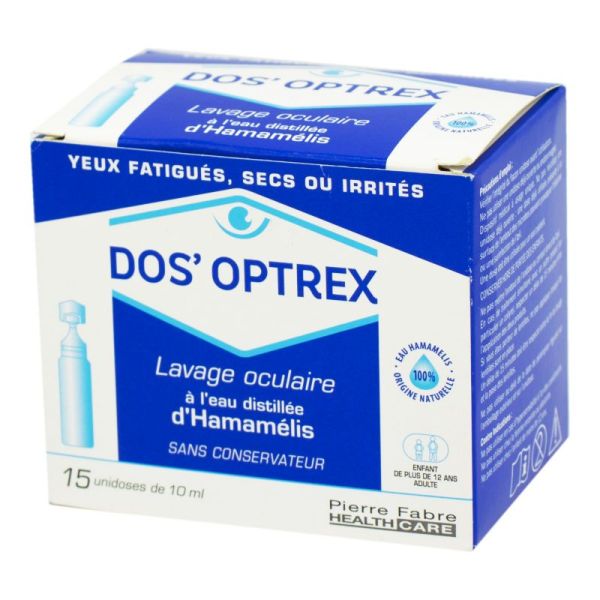 DOS'OPTREX Solution oculaire 15 unidoses