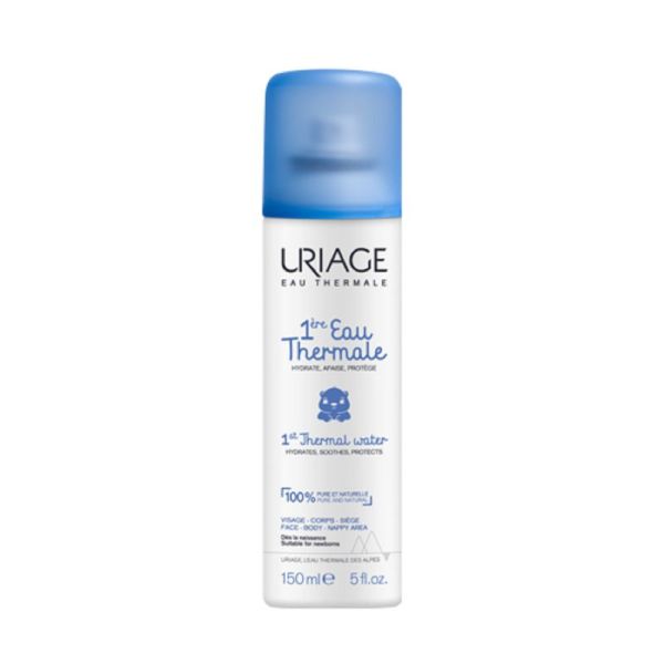 URIAGE Bébé 1ère Eau Thermale 150ml - Brumisateur Hydratant Apaisant - Visage, Corps, Siège