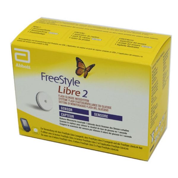 Freestyle Libre 2 Lecteur de Glycémie Système Flash d' Autosurveillance du  Glucose 1 Unité