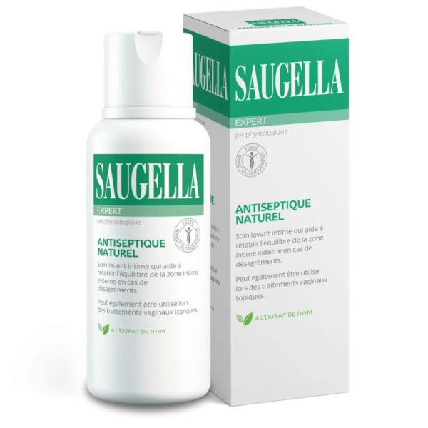 SAUGELLA Antiseptique Naturel pH Physiologique 250ml - Soin Lavant Intime
