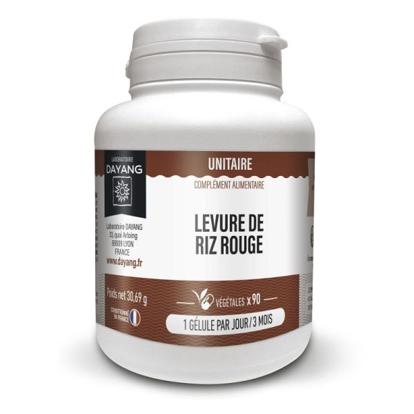 DAYANG LEVURE DE RIZ ROUGE 90 Gélules - Confort Cardio-vasculaire