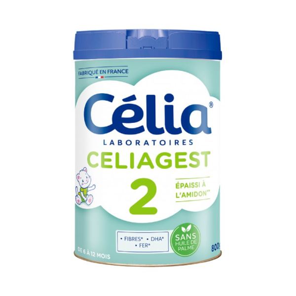 CELIAGEST 2 800g - Lait en Poudre 2e Age - Nourrisson de 6 à 12 mois