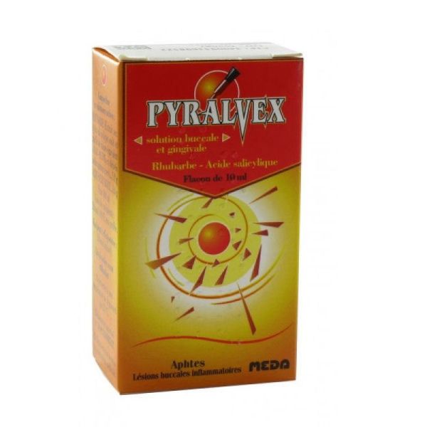 Pyralvex, solution buccale et gingivale - Flacon 10ml + pinceau