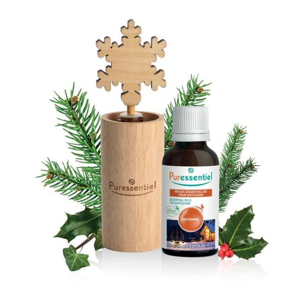 PURESSENTIEL Coffret Diffuseur Capillarité Noël 2022 - 3 Produits