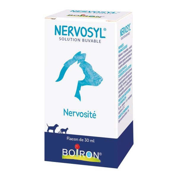 NERVOSYL solution buvable Chiens Chats - Fl/30 ml - Laboratoire BOIRON