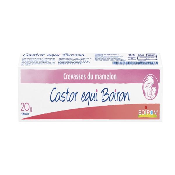 Castor equi Pommade - T/20g - Laboratoire Boiron