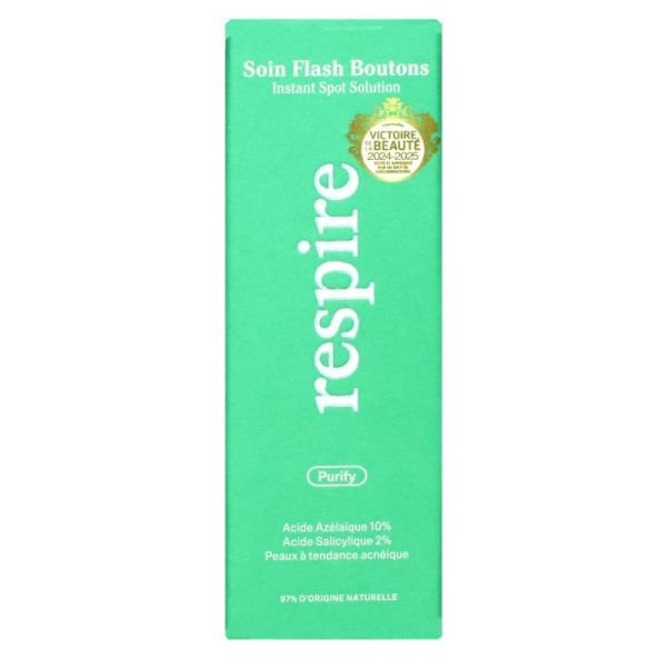 Respire Purify soin Flash boutons 15ml