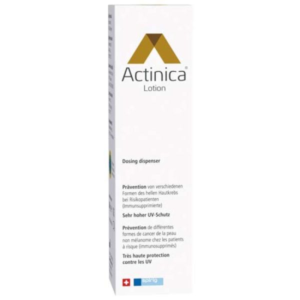 ACTINICA Lotion Prévention des Cancers de la Peau - Photoprotection - Flacon-pompe 80 ml