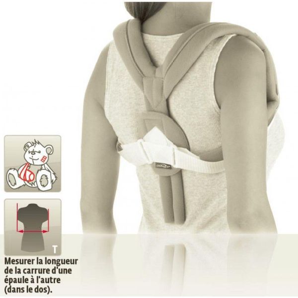 DONJOY CROMAX - Sangle Acromio Claviculaire Bilatérale en Cas de Fracture de la Clavicule - 1 Unité