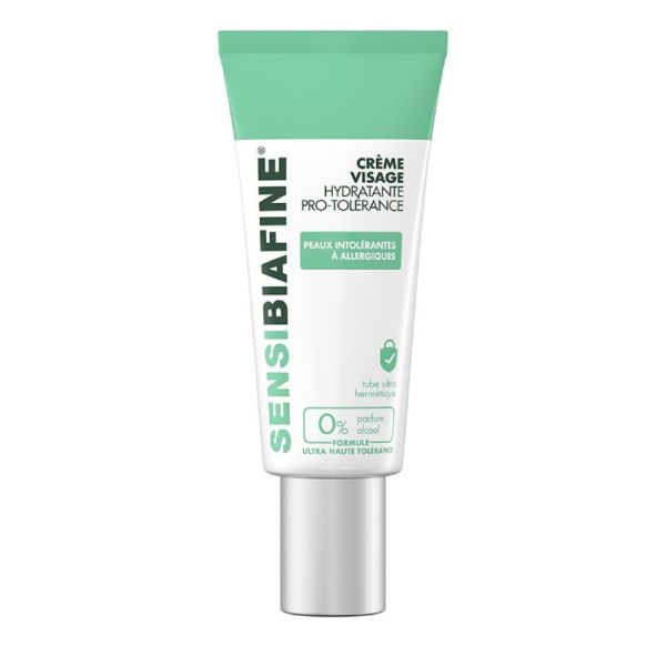 SENSIBIAFINE Crème Visage Hydratante Pro-Tolérance 40ml - Peaux Intolérantes à Allergiques