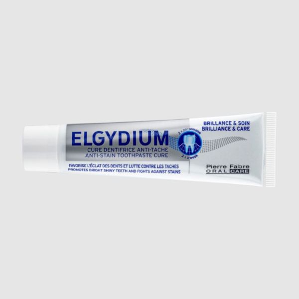 ELGYDIUM BRILLANCE ET SOIN Cure Dentifrice Anti-tâche 30ml - Eclat des Dents