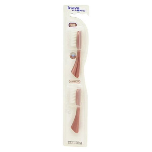 INAVA HYDRID 2 Recharges Brossettes Sensibilité Edition Limitée - Pour Brosse Inava Hybrid