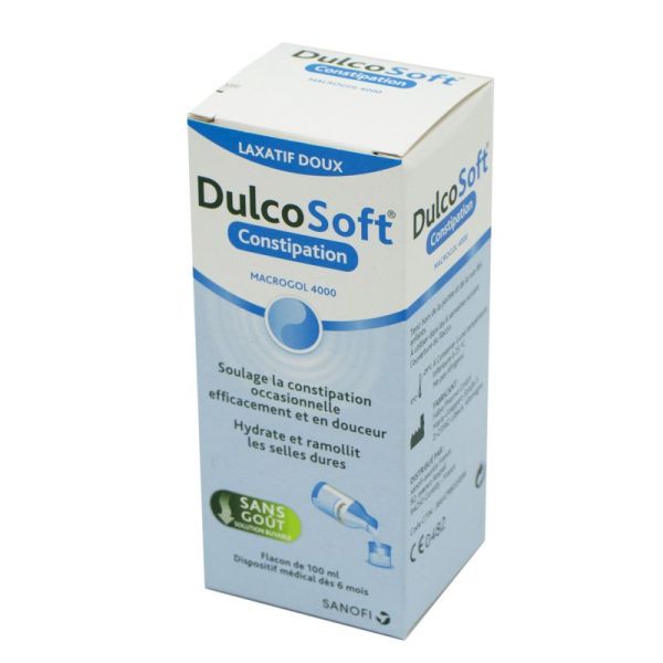 DULCOSOFT CONSTIPATION Laxatif Doux 100ml - Macrogol 4000 - Constipation Occasionnelle