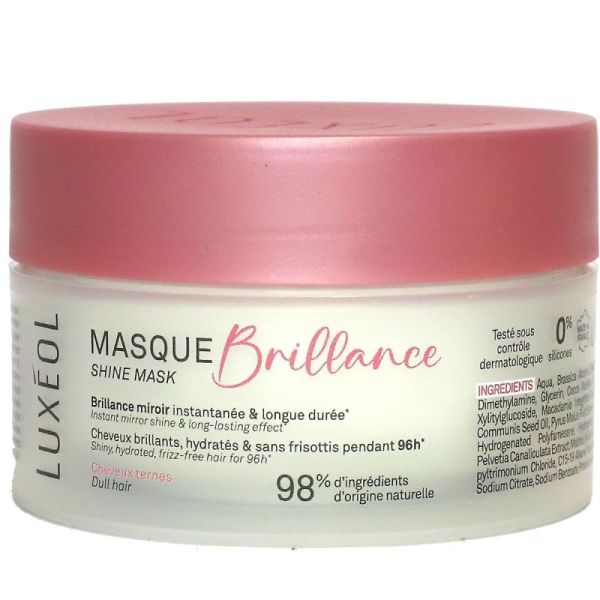 LUXEOL - Brillance masque miroir cheveux ternes 200ml