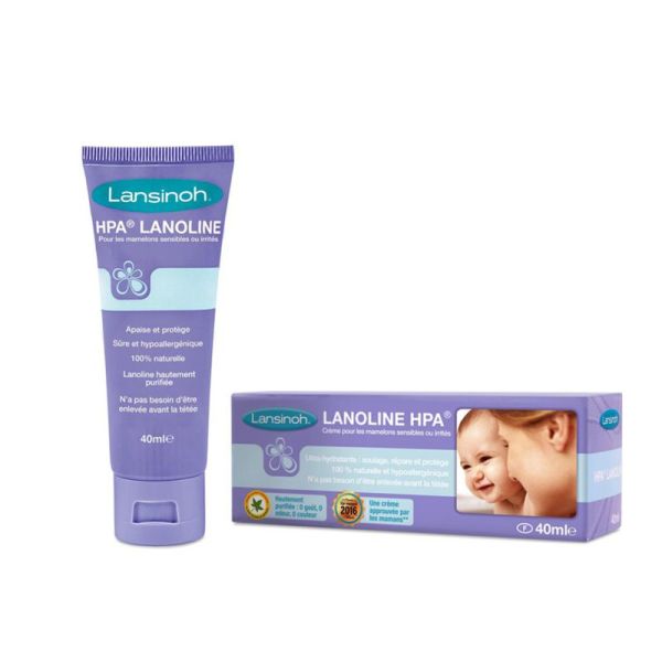 LANSINOH HPA LANOLIN 40ml - Crème à la Lanolin pour le Soin des Mamelons Sensibles