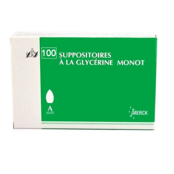 SUPPOSITOIRES A LA GLYCERINE MONOT, adultes, 100 suppositoires Pharmac