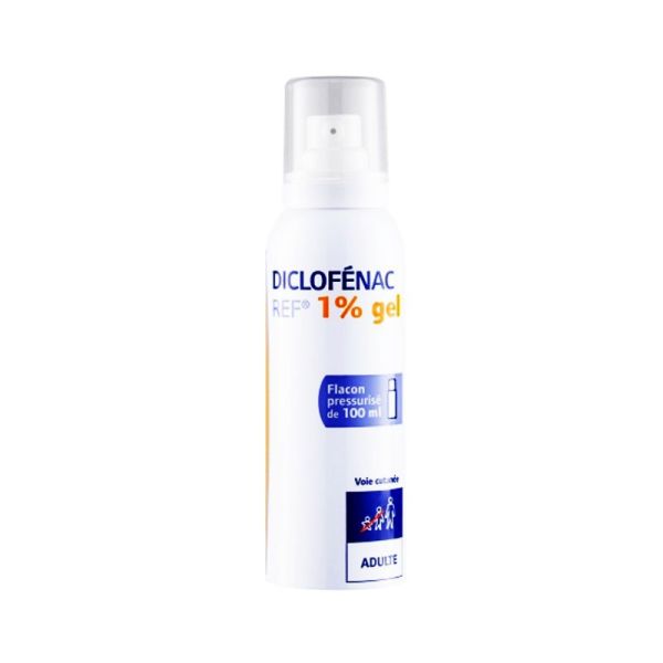 Diclofenac Biogaran1%, gel - Flacon pressurisé 100 ml