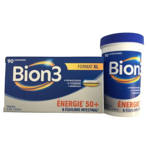 BION 3 VITALITE 50+ (ex SENIORS) - 90 comprimés à avaler